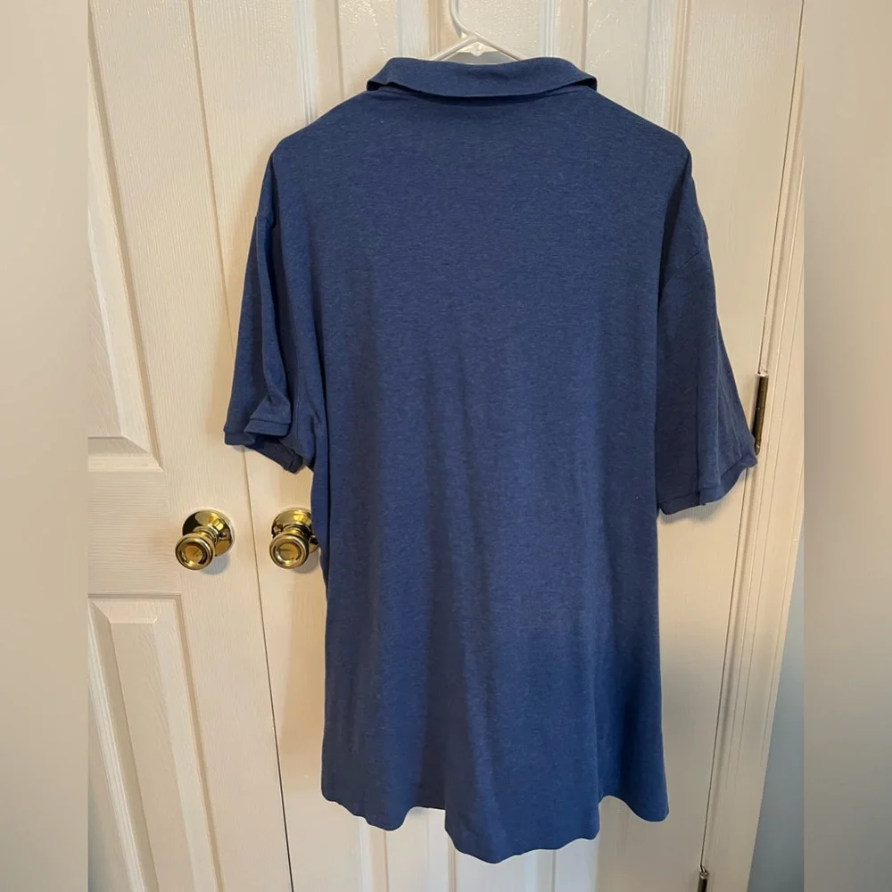 Polo Ralph Lauren Mens XXL Blue Cotton‎ Short Sleeve Polo Shirt